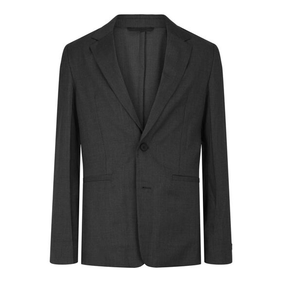 Givenchy Single-Breasted Blazer Grey Mens